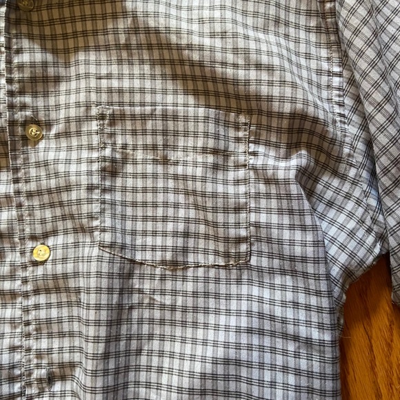 Mens Originals Checkered Causal Button Down Shirt - Picture 4 of 6